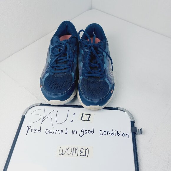 Ryka Women's Navy Devotion Plus 3 Lace-Up Low Top Walking Sneakers Size 9W - Picture 13 of 13